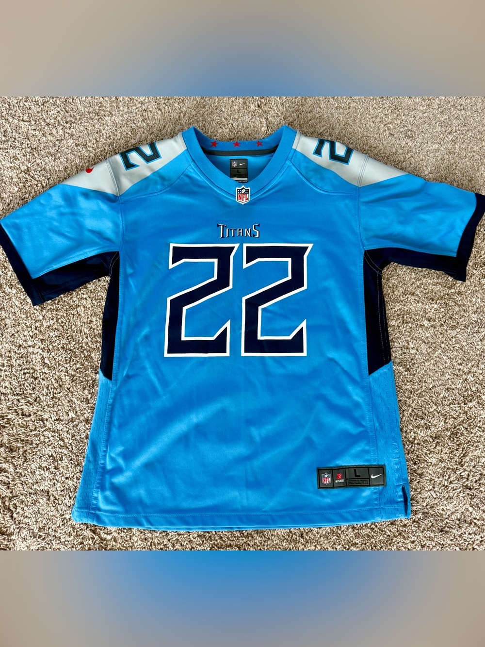 NFL Blue Tennessee Titans Derrick Henry Youth Football Jersey